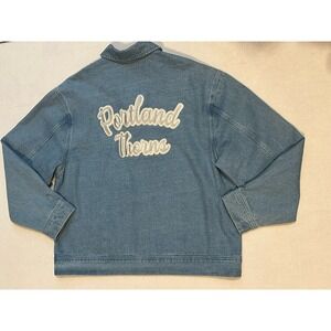 PORTLAND THORNS The Wild Collective‎  Denim Jacket Unisex L Soccer NWT $160 MSRP